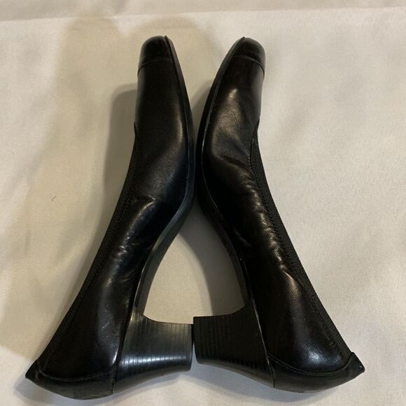 Munro American Size 12 black pump block heels - Picture 6 of 14
